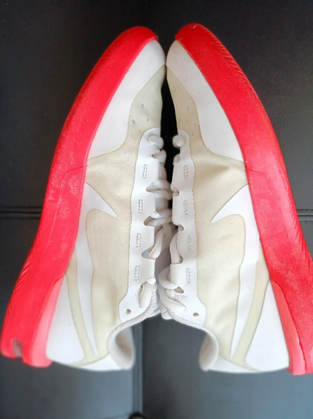 Nike‎ Court Air Max Vapor Wing MS Sneakers White/Orange CI9838-102 size 8